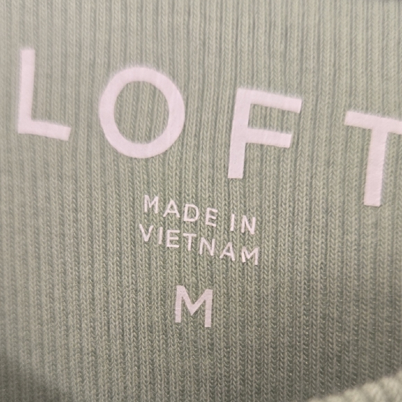 LOFT Sage Green Tank Top - Picture 2 of 5